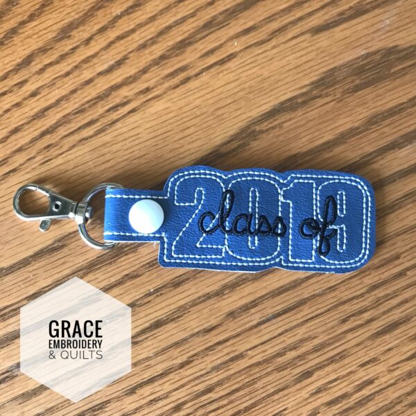 Class of key fob, Custom keychain, Graduation gift - Image 2