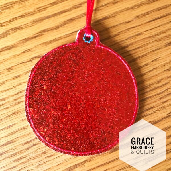 Personalized Christmas Ornament, 2018 Ornament, vinyl ornament - Image 3