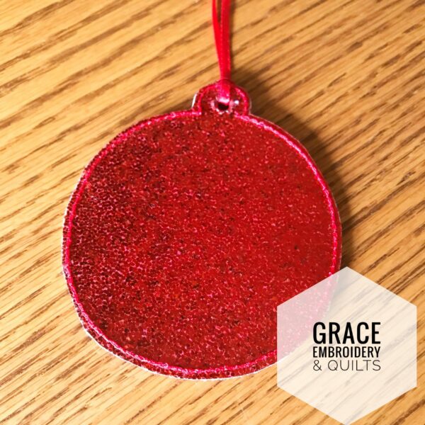 Personalized Christmas Ornament, 2018 Ornament, vinyl ornament - Image 5