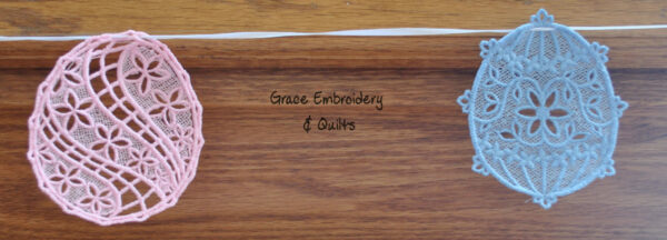 Lace Easter Egg Banner - Image 3