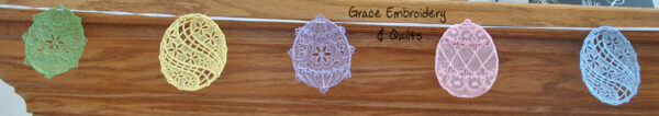 Lace Easter Egg Banner - Image 6