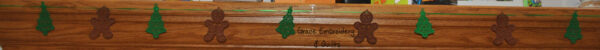 Lace Christmas Banner/Garland (Xmas Tree and Gingerbread Man) - Image 3