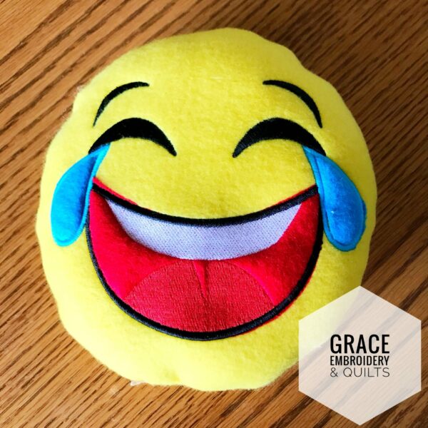 Emoji 7.5" pillows/Kiss/Cool/Nerd/Tongue Sticking Out/Laughing with Tears - Image 6