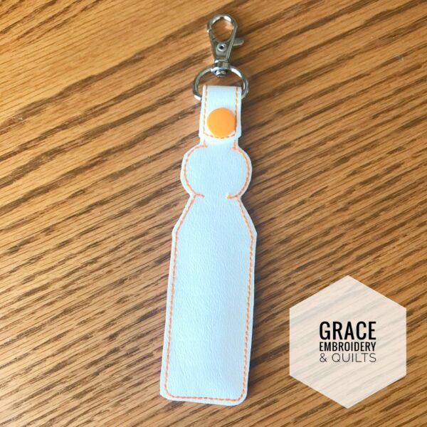 Pumpkin lip balm holder, chapstick holder, keychain, gift for teacher, party favor - Image 3