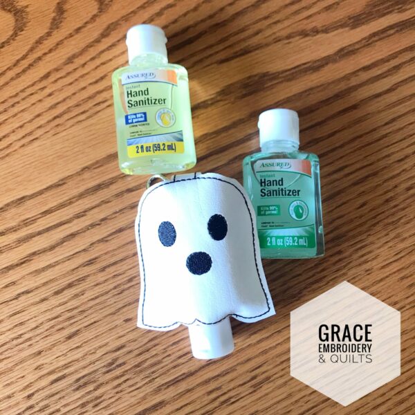 Ghost hand sanitizer case, Halloween