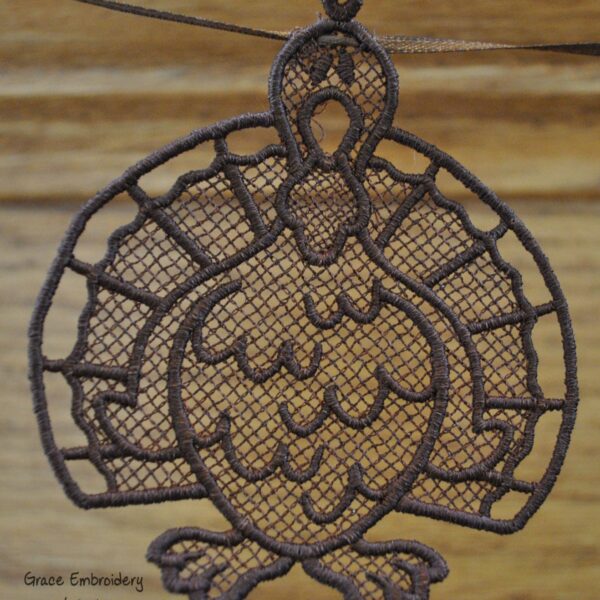 Lace Turkey Ornament