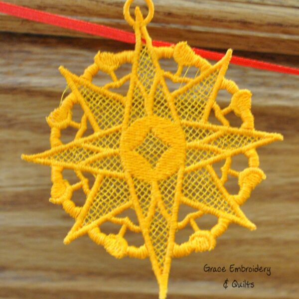 Lace Star Ornament