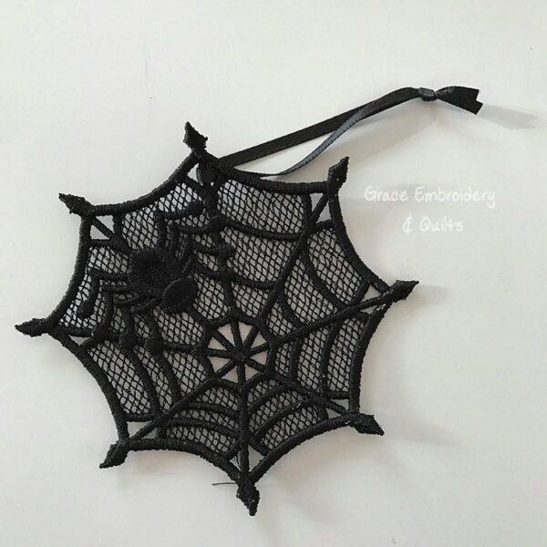 Lace Spider Web Ornament