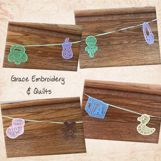 Lace Baby Banner