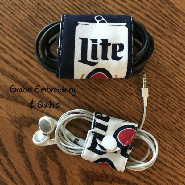 Electronics Cord Keeper - Beer can