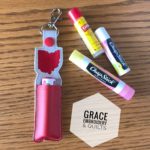 State lip balm holder, chapstick holder, keychain