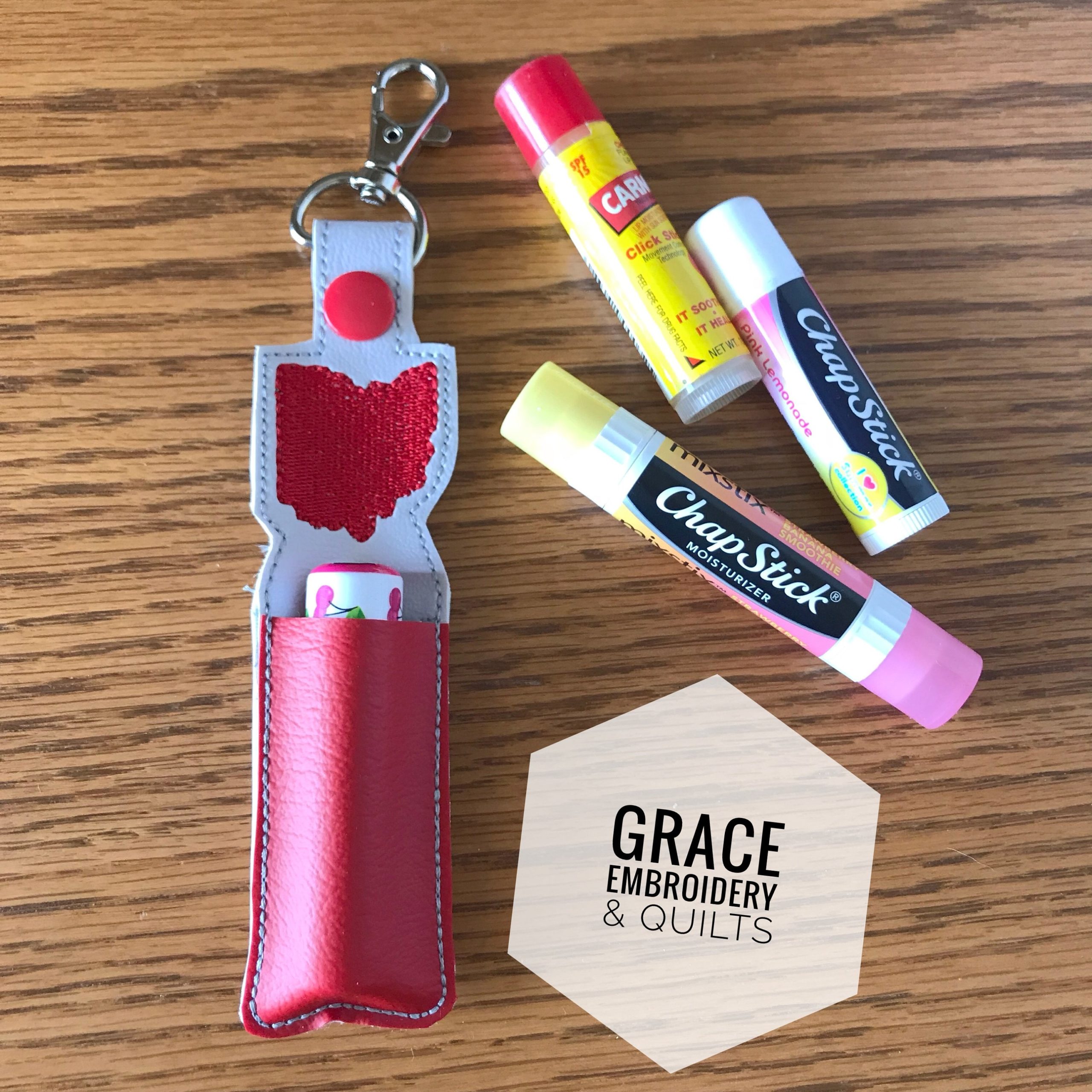 Chapstick Holder Key Chain