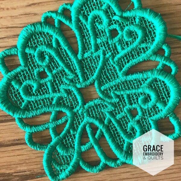 Lace Shamrock Banner - Image 3