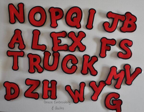 Felt Alphabet and/or Numbers 0-9 Magnets