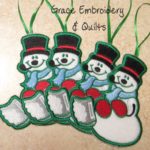 Snowmen Candy Cane/Sucker Holders