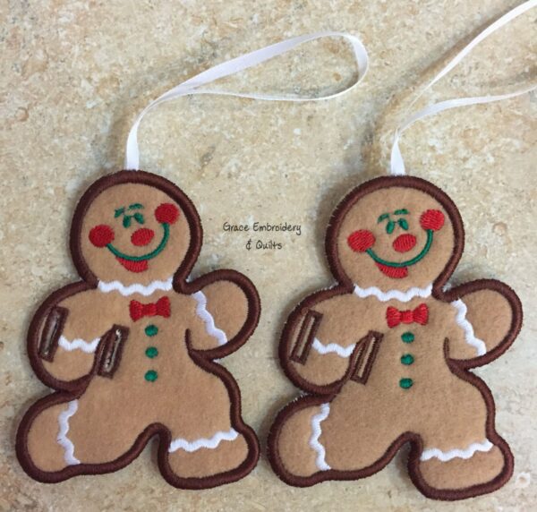Gingerbread Man Candy Cane/Sucker Holders