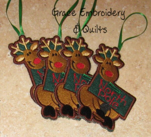 Reindeer Candy Cane/Sucker Holders