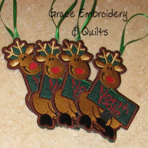 Reindeer Candy Cane/Sucker Holders