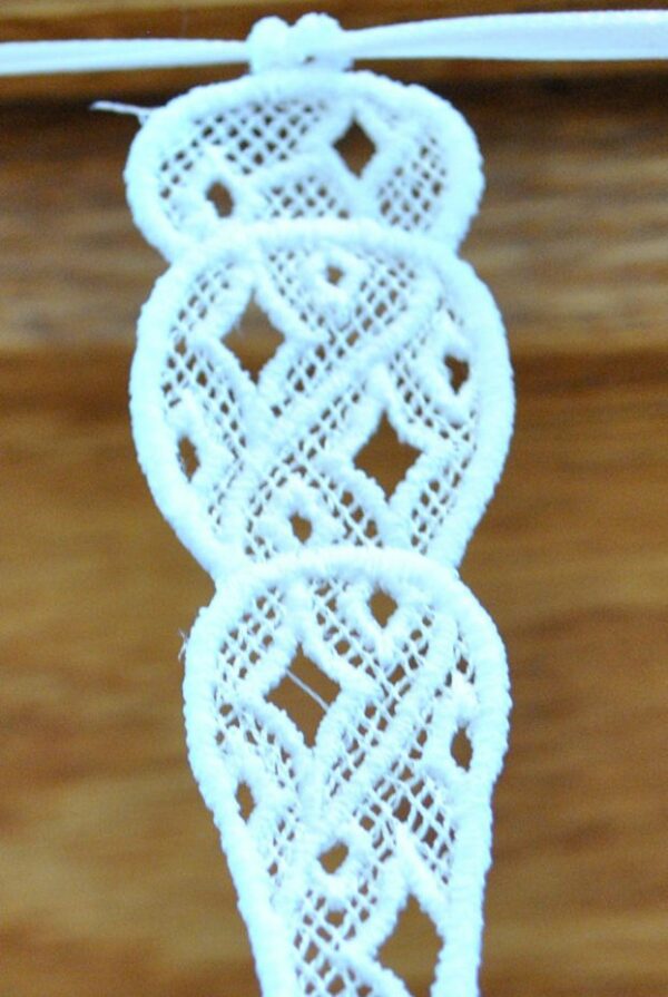 Lace Icicle Christmas Banner/Garland, Christmas/Winter/Holiday Garland