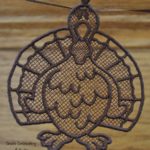 Lace Thanksgiving Banner/Garland (Turkey and Pumpkins)