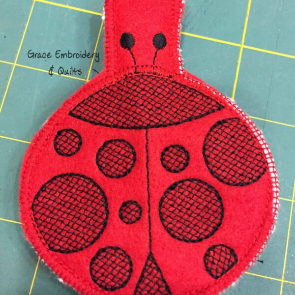 Ladybug Clothespin Cozy