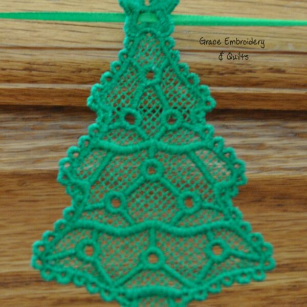 Lace Christmas Tree Ornament