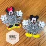 Boy/Girl Mouse Snowflake Ornament, Christmas Ornament
