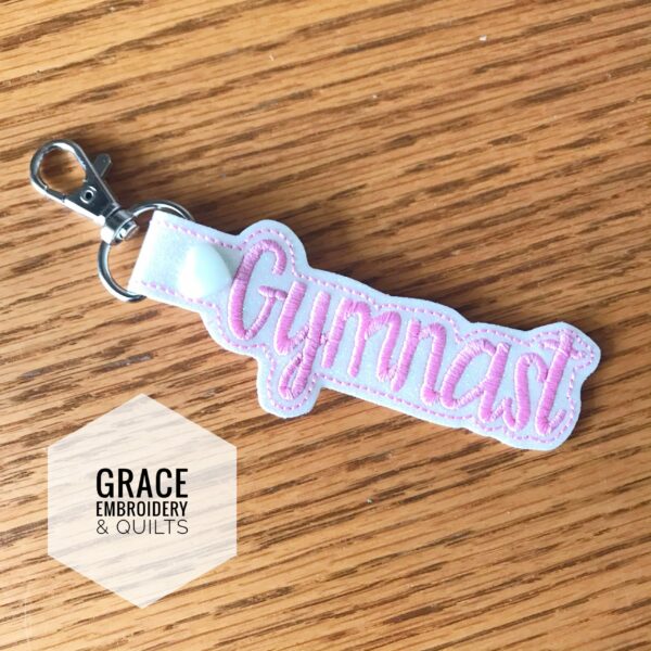 Gymnast Key Fob/Key Chain