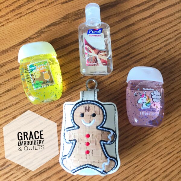 Gingerbread Boy Hand Sanitizer Case