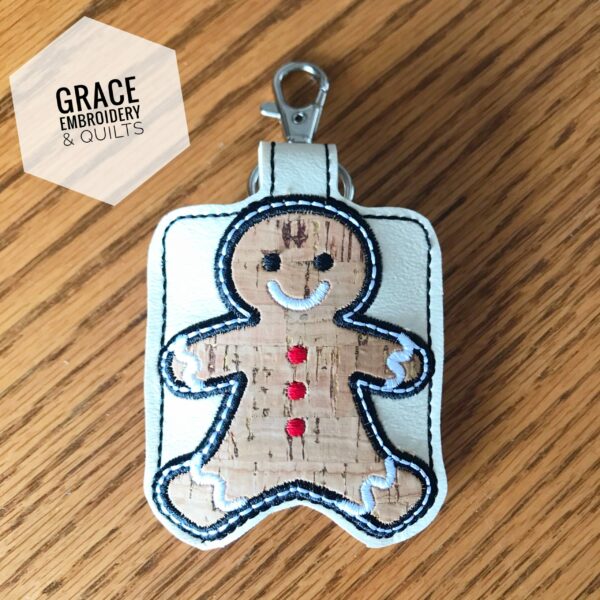 Gingerbread Boy Hand Sanitizer Case - Image 2