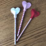 Valentine Heart Pencil Topper