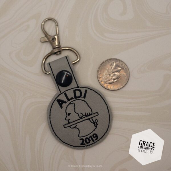 Quarter Holder Key Fob/Key Chain