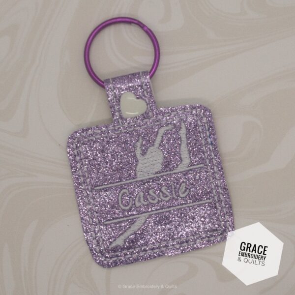 Gymnast Personalized Key Chain/Fob