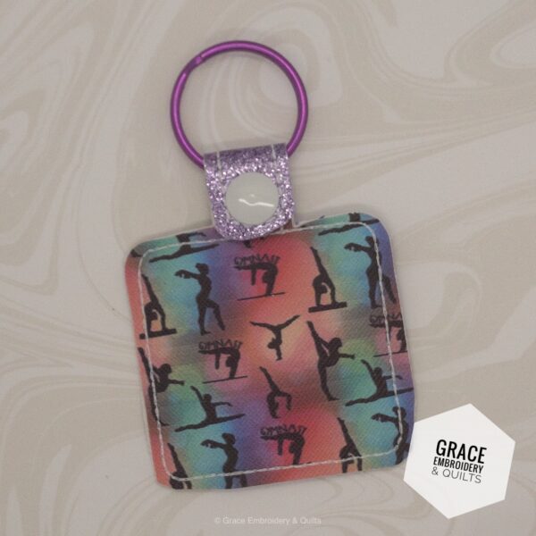 Gymnast Personalized Key Chain/Fob - Image 2