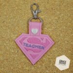 Super Teacher Key Fob/Key Chain