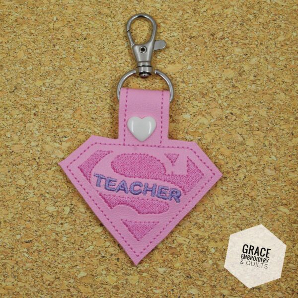 Super Teacher Key Fob/Key Chain