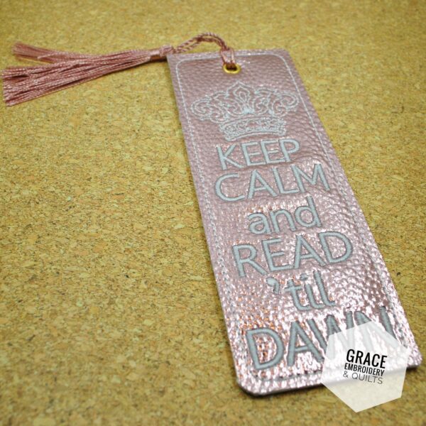 Keep Calm Read 'til Dawn bookmark - Image 2