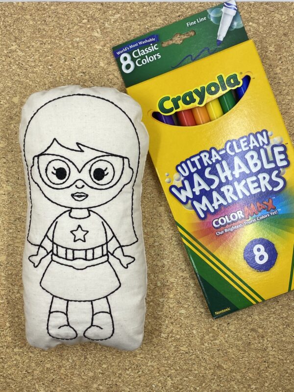 Fictional Heroes Coloring Dolls